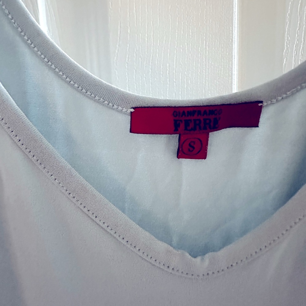 Cool Designer  Light Blue Top Size S